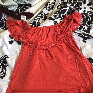 Off the shoulders top